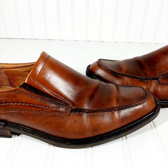 Ecco New Jersey Leather Slip On Loafers A94 - Picture 10 of 14